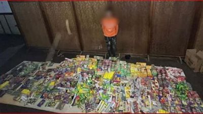 ضبط أكثر من 30 ألف قطعة ألعاب نارية بالإسكندرية 