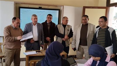  وكيل تعليم دمياط يتابع انتظام الدراسة في مدارس الفترتين