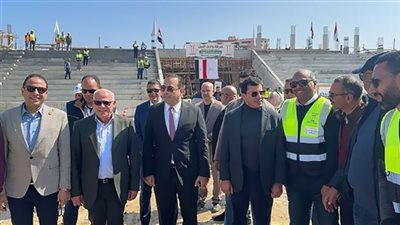 محمود حسين يعلن إنجاز 65% من الأعمال الإنشائية لإستاد النادي المصري 