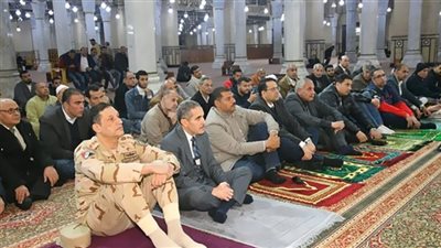 محافظ الغربية يشهد احتفال ليلة النصف من شعبان بالمسجد الأحمدي