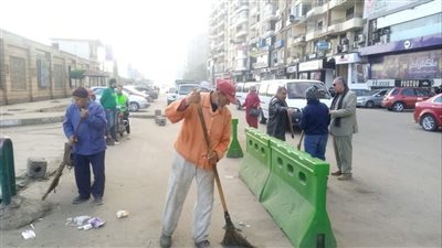 رفع 660 طن  قمامة وأتربة من شوارع المنطقة المركزية بالدقهلية 