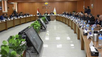 رئيس جامعة المنيا يشهد اجتماع المجلس الأعلى للجامعات بــ 