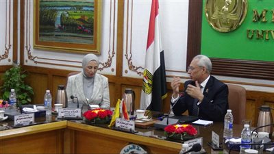 جامعة المنيا تستقبل نائب رئيس الهيئة القومية لضمان جودة التعليم والإعتماد 