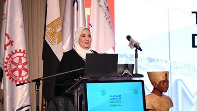 وزيرة التضامن تشهد الندوة السنوية للمؤسسة الروتارية