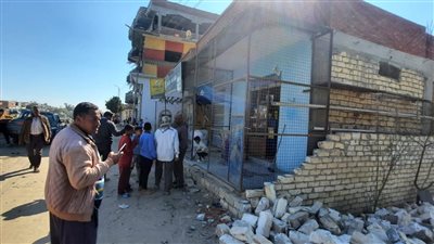 إزالة 31 حالة تعدٍّ فى فايد بالإسماعيلية 