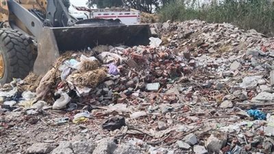 تنفيذ 8 حالات إزالة علي أملاك الدولة بمركز الزرقا في دمياط 