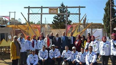  بدء فعاليات المهرجان الكشفي بجامعة الإسكندرية