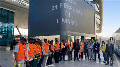 زيارة للجنة السلامة بالمجلس الدولي للمطارات اقليم افريقيا لمطار القاهرة