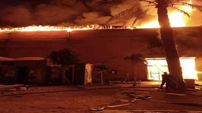 اندلاع حريق في لوكيشن تصوير مسلسل الكبير أوي