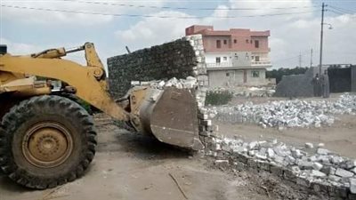 حملات يومية لإزالة التعديات والإشغالات المخالفة بالشرقية