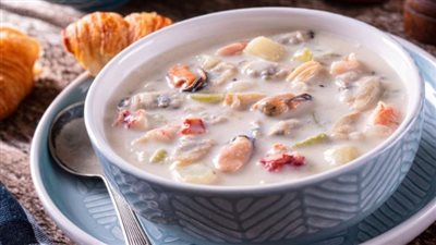 لعشاق المأكولات البحرية.. حضري شوربة سي فوود بالكريمة