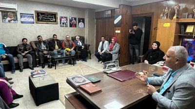 وكيل شباب القليوبية يستقبل لجنة متابعة مركز الفنون