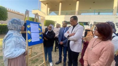 وكيل تعليم قنا يشهد ختام معرض حماية نهر النيل وورشة تدوير المخلفات