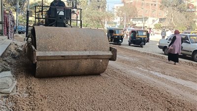 الغربية تتابع استمرار أعمال فرد طبقة السن بشارع بورسعيد بالسنطة