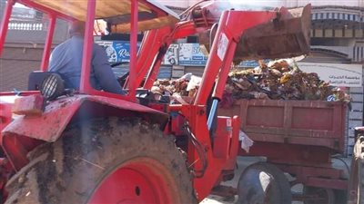 تحرير 33 محضر مخالفة بمركز المحلة ورفع 270 طن قمامة