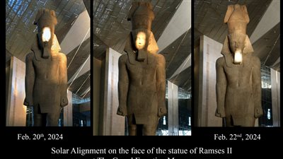 تعامد الشَّمْس على وجه الملك رمسيس الثاني