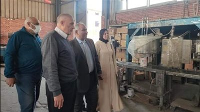 للتأكد من تطبيق القانون.. وزارة العمل في زيارة تفقدية لمصانع المنوفية