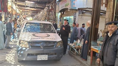 مرافق الأقصر: تحرير ٢٣ محضر إشغال خلال حملة بشوارع المدينة 