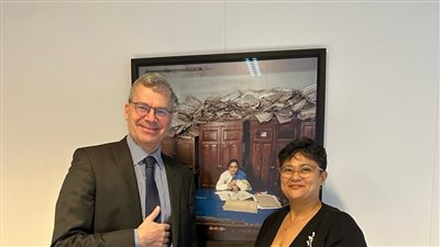 نميرة نجم في الخارجية الهولندية من أجل حماية المهاجرين الأفارقة