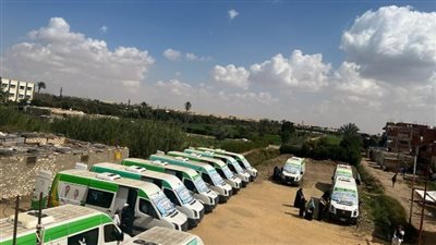 استقبال 1579 حالة مرضية بقافلة طبية بعقادة الاسماعيليه 