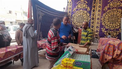 افتتاح معرض أهلاً رمضان بمدينة الطود جنوب الأقصر 