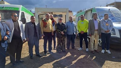 الكشف على 1645 مريض بقافلة علاجية بالدقهلية