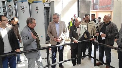 نائب محافظ الغربية يتفقد محطات الصرف بقرى مركز المحلة 