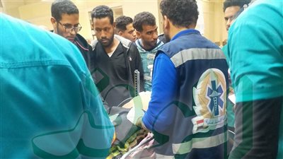 إصابة سبع أشخاص بحادث ميكروباص على طريق بهاريف بأسوان 