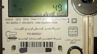  موعد انتهاء رصيد الكارت الخاص بالعداد الكودي؟