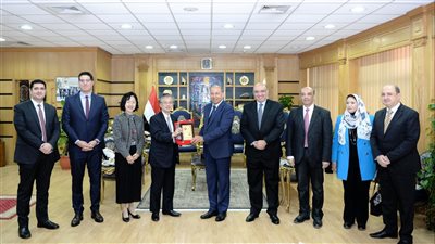  جامعة المنصورة تستقبل السفير الياباني  لبحث سبل التعاون الأكاديمي والبحثى