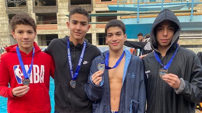 الصيد يحصد فضية التتابع ببطولة الجيزة للسباحة 