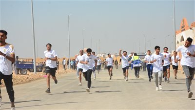 انطلاق ماراثون الرياضة من أجل الإبداع على هامش مؤتمر جامعة طيبة لشباب التكنولوجيين بالأقصر 