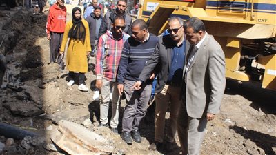 بدء مشروع تطوير المرافق والبنية التحتية بشارع يوسف حسن بوسط الأقصر