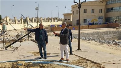 وكيل شباب القليوبية يتابع إجراءات تطوير مركز التنمية الشبابية بالعبور