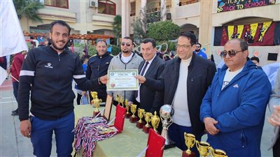 وكيل تعليم الغربية يشهد بطولة المدارس الخاصة لكرة القدم