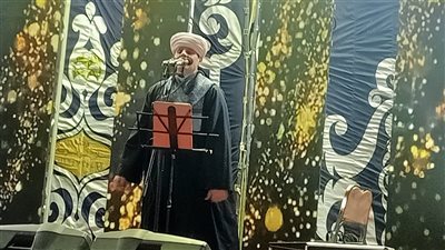 صور.. محمود التهامي يحيي الليلة الختامية لمولد السيدة عائشة رضي الله عنها