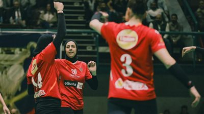 سيدات طائرة الأهلي يفوز على الشمس في دوري الطائرة