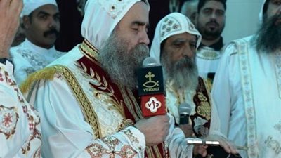 مزرعة دير الأنبا هرمينا بأسيوط الجديدة تشهد صلاة القداس برئاسة مطران أسيوط