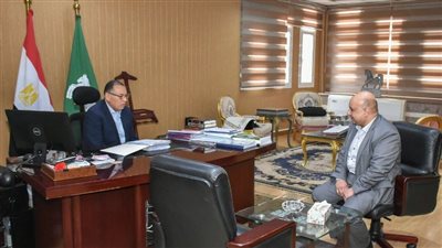 محافظ الشرقية يستقبل الرئيس الجديد للإدارة المركزية للموارد المائية والري| صور 