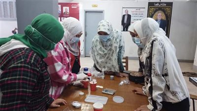 دورة تدريبية فى تعليم الريزن بنادي الفتاة والمرأة بمركز شباب الري