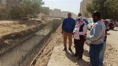  أسوان تتابع الأعمال الجارية بمشروع تغطية الأجزاء المتبقية من مصرف السيل 