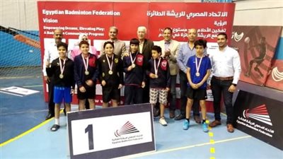 ختام منافسات بطولة الجمهورية للريشة الطائرة ببني سويف