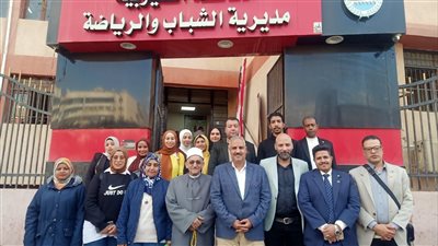 اجتماع وكيل شباب القليوبية مع عدد من الكيانات الشبابية