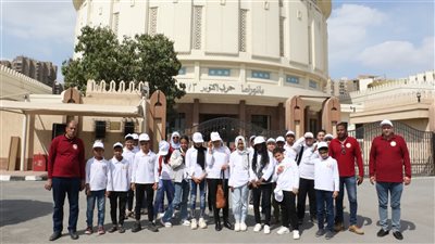 أطفال أهل مصر للمحافظات الحدودية في زيارة لبانوراما أكتوبر