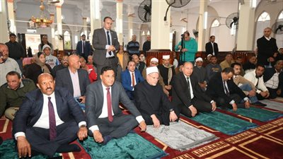 محافظ الدقهلية يفتتح مسجد المنزلة الكبير بعد تطويره