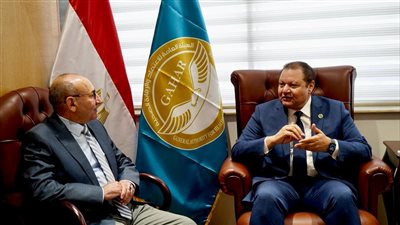 أحمد طه يستقبل ممثل منظمة تيموس للاعتماد الدولي بمقر الهيئة بالعاصمة الإدارية