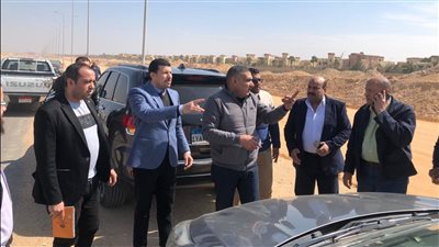 مسؤولو الإسكان يتفقدون مشروعات المرافق بالمرحلة العاجلة بمدينة سفنكس الجديدة