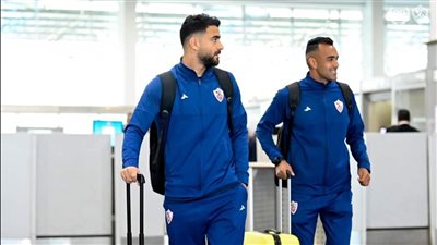 استقبال بعثة الزمالك في الرياض بالورد 