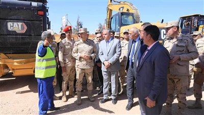 اصطفاف المعدات بتدريب 