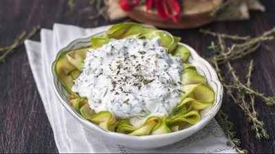 سلطات لسفرة رمضان| طريقة عمل سلطة كوسا بالزبادي